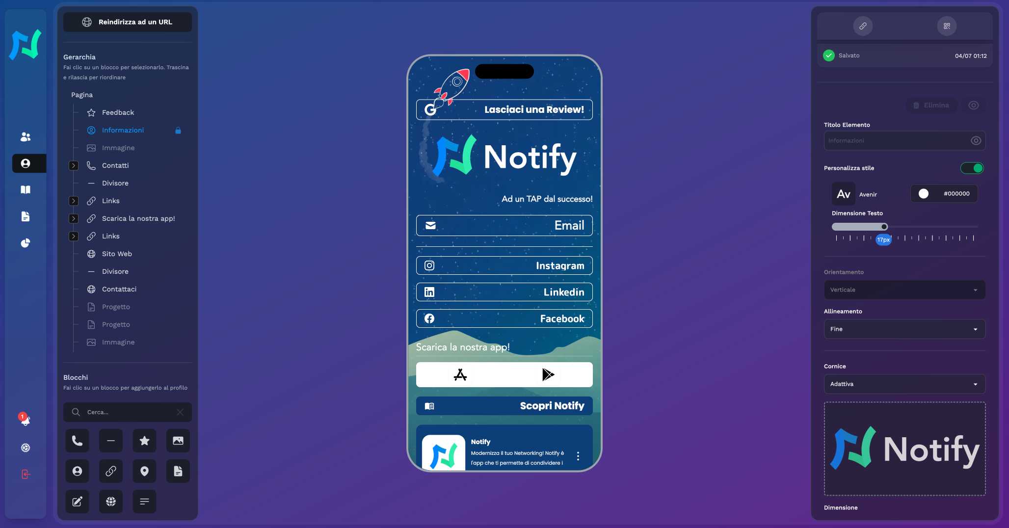 Notify Features